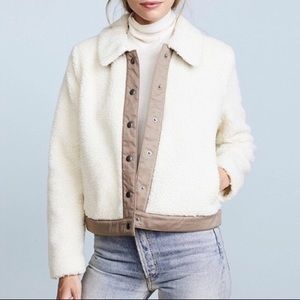Madewell 100% Polyester Sherpa.